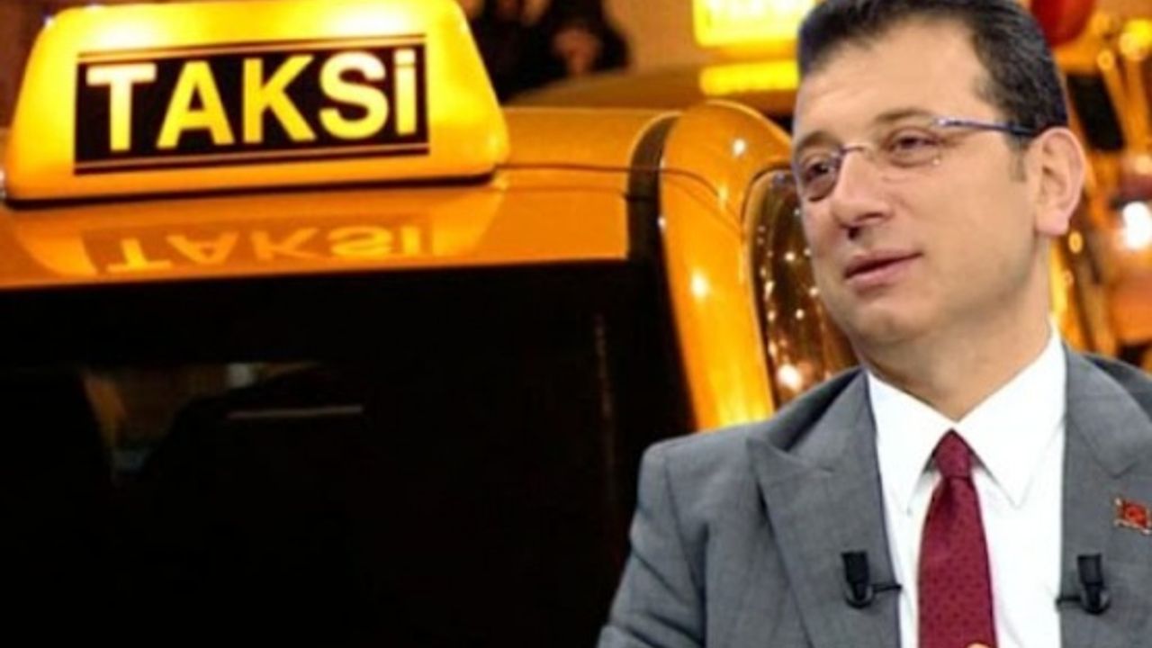 Ekrem İmamoğlu'ndan yeni taksi sistemi açıklaması