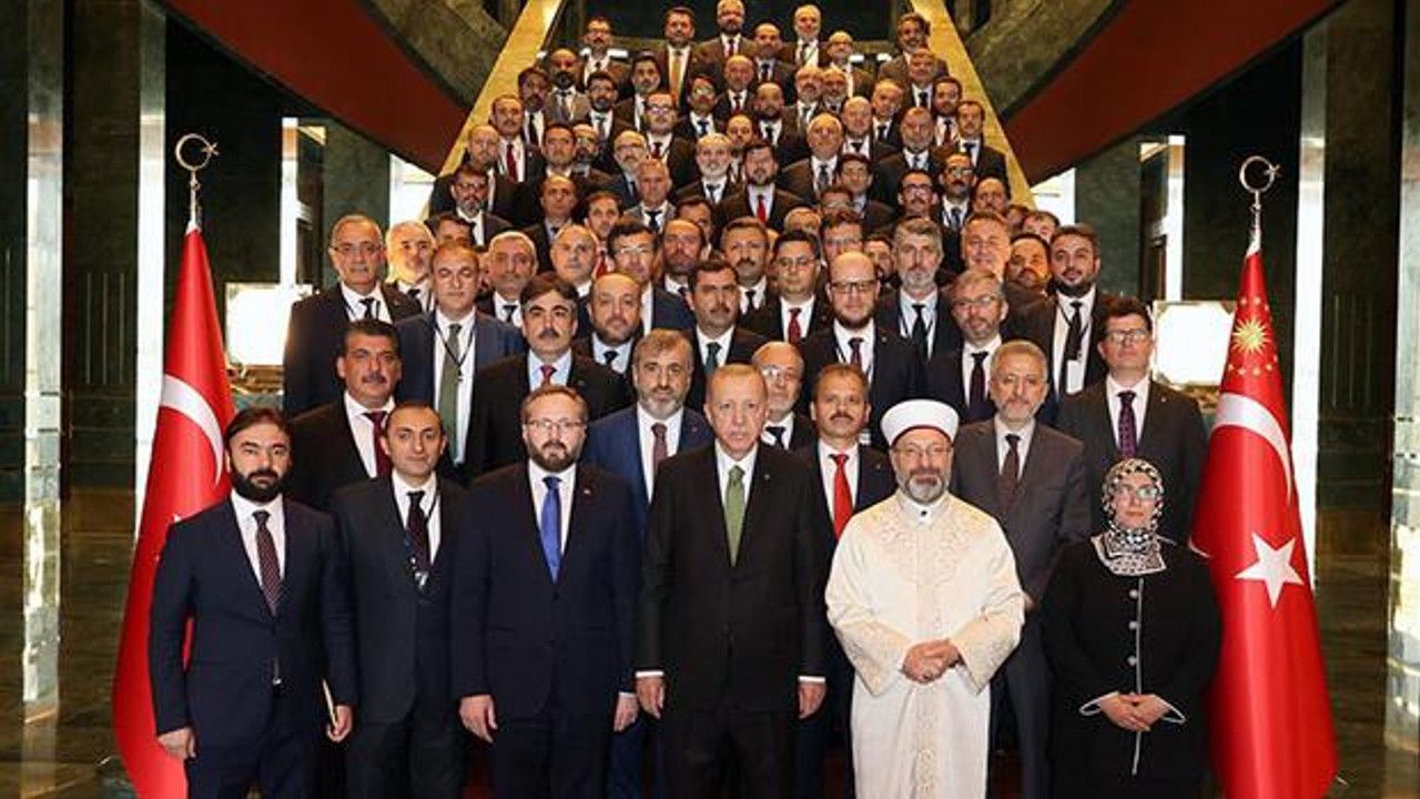 Cumhurbaşkanı Erdoğan Diyanet İşleri Başkanlığı müşavir ve ataşeleri ile bir araya geldi