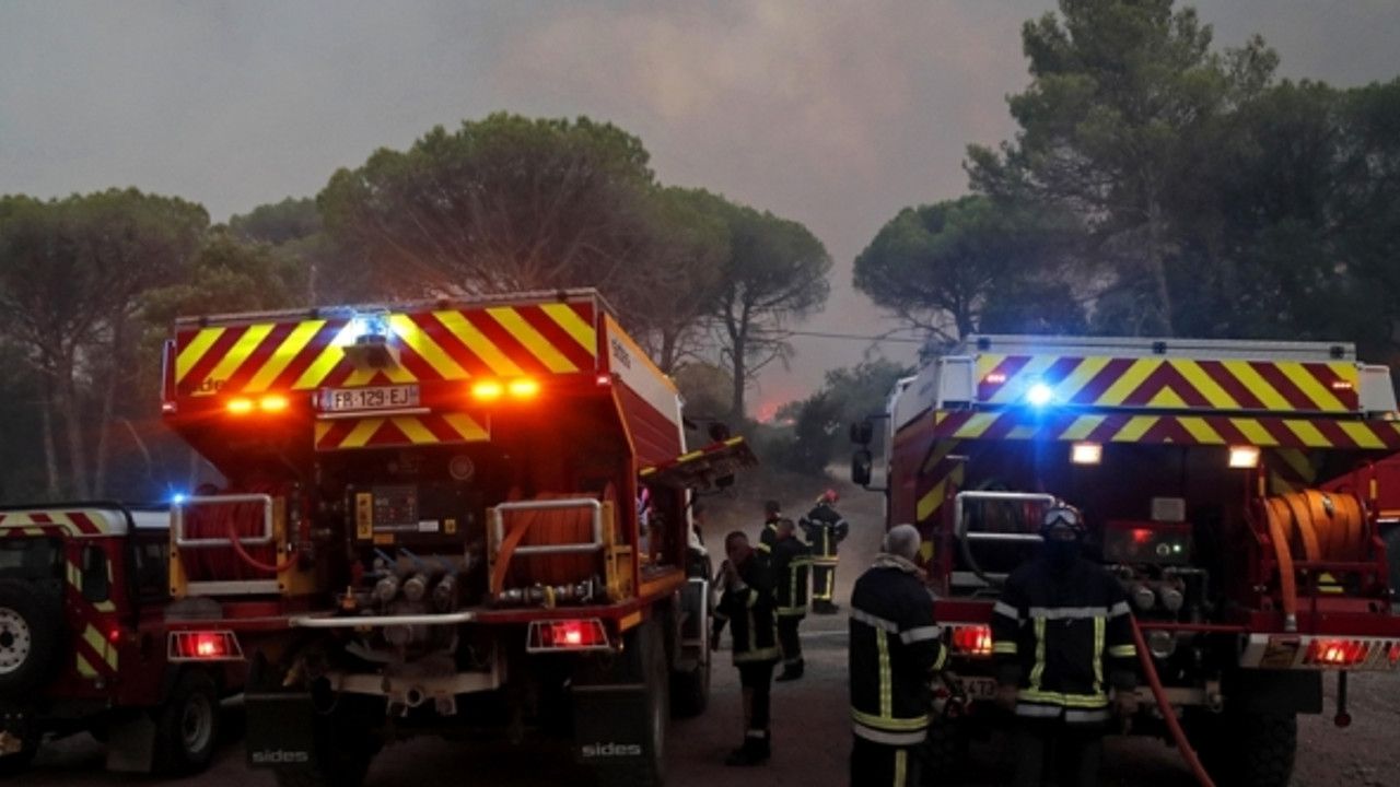 Fransa'da 7 gün önce başlayan yangın kontrol altına alınmadı