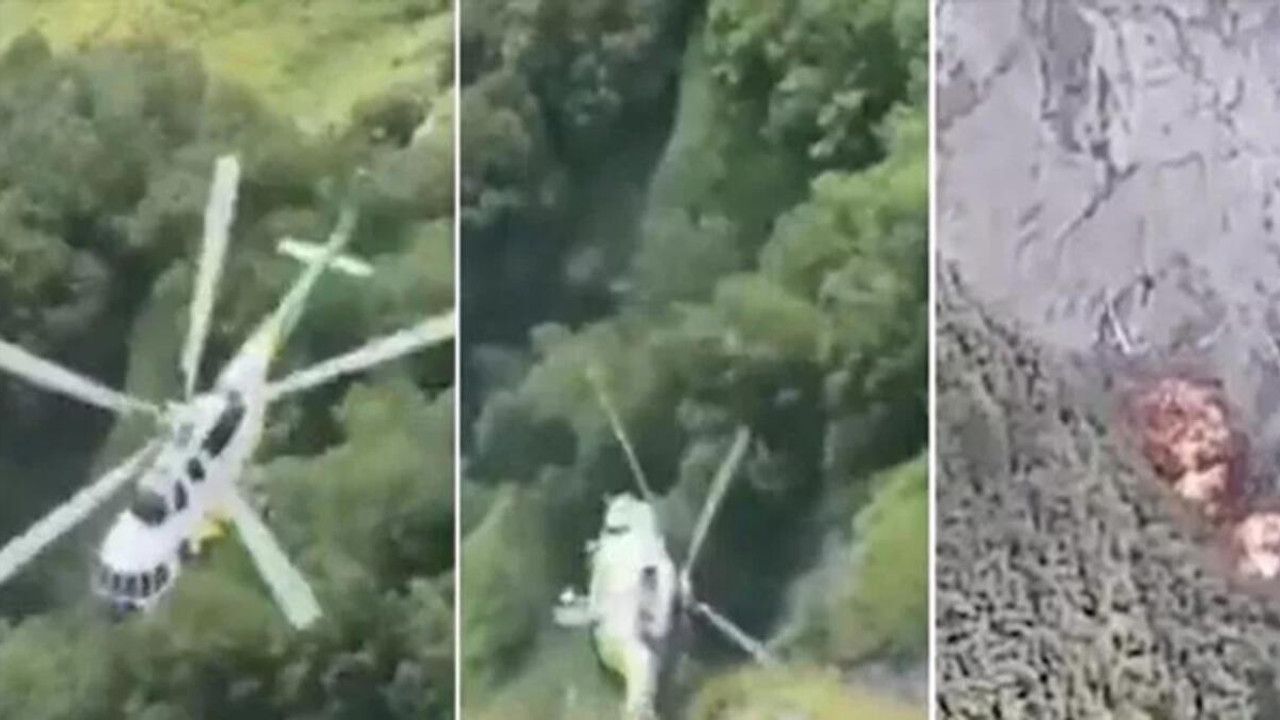 Helikopter kazasında 8 kişi hayatını kaybetti!