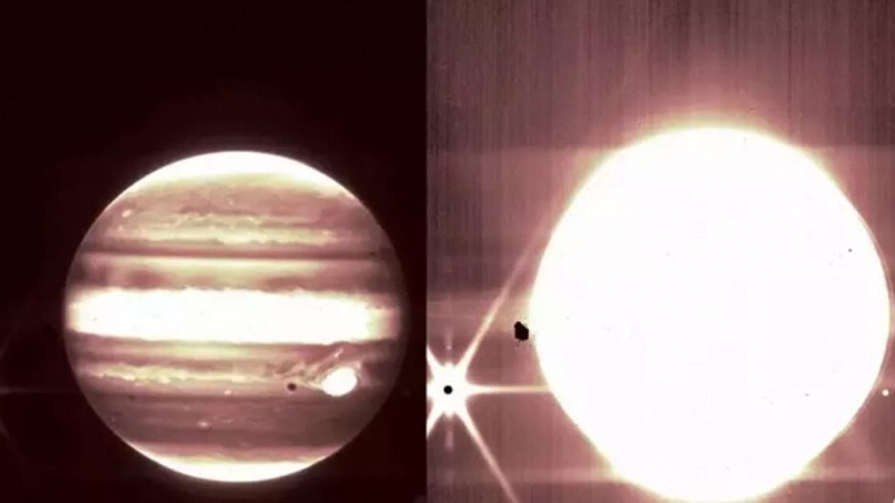 NASA Webb Teleskobu'nun Jüpiter ve Europa fotoğraflarını paylaştı