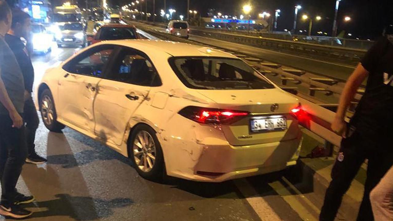 Trabzonsporlu ünlü futbolcu trafik kazası geçirdi
