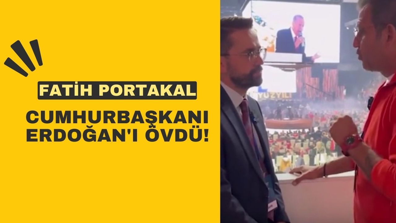 Fatih Portakal AK Parti'nin etkinliğine katıldı