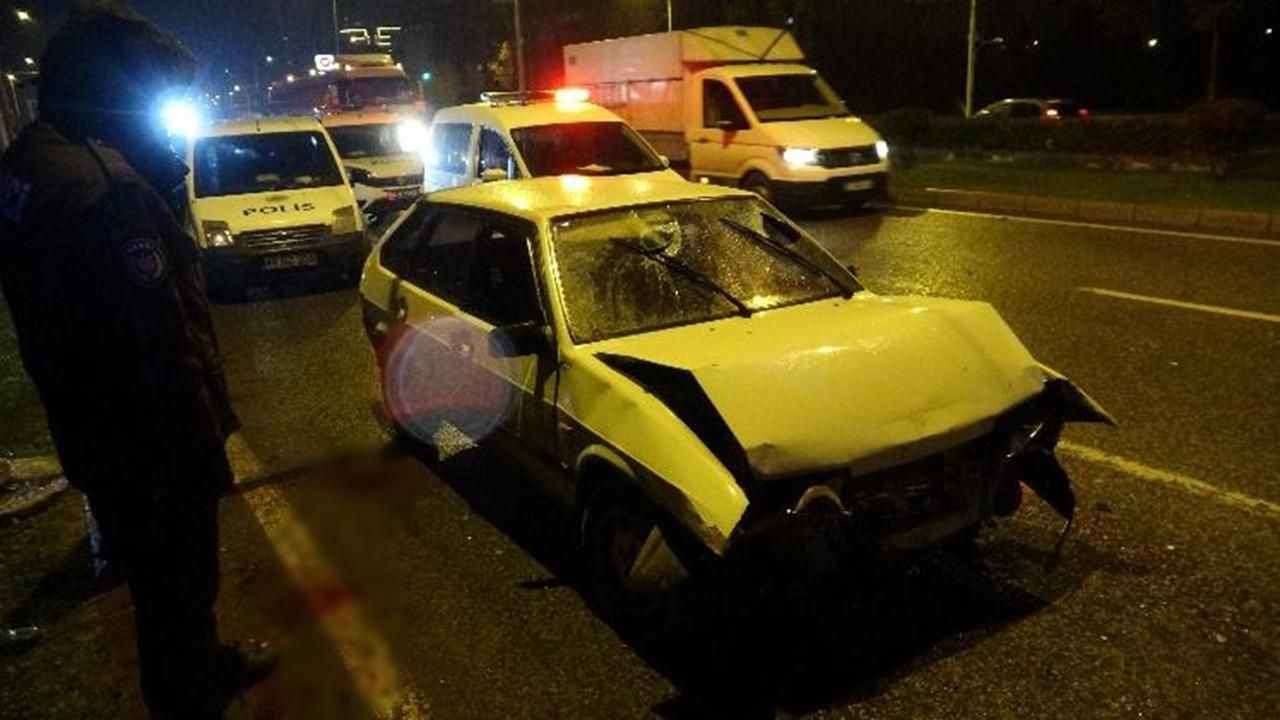 Malatya'da alkollü sürücü Polis aracına çarptı! 2'si polis 4 yaralı