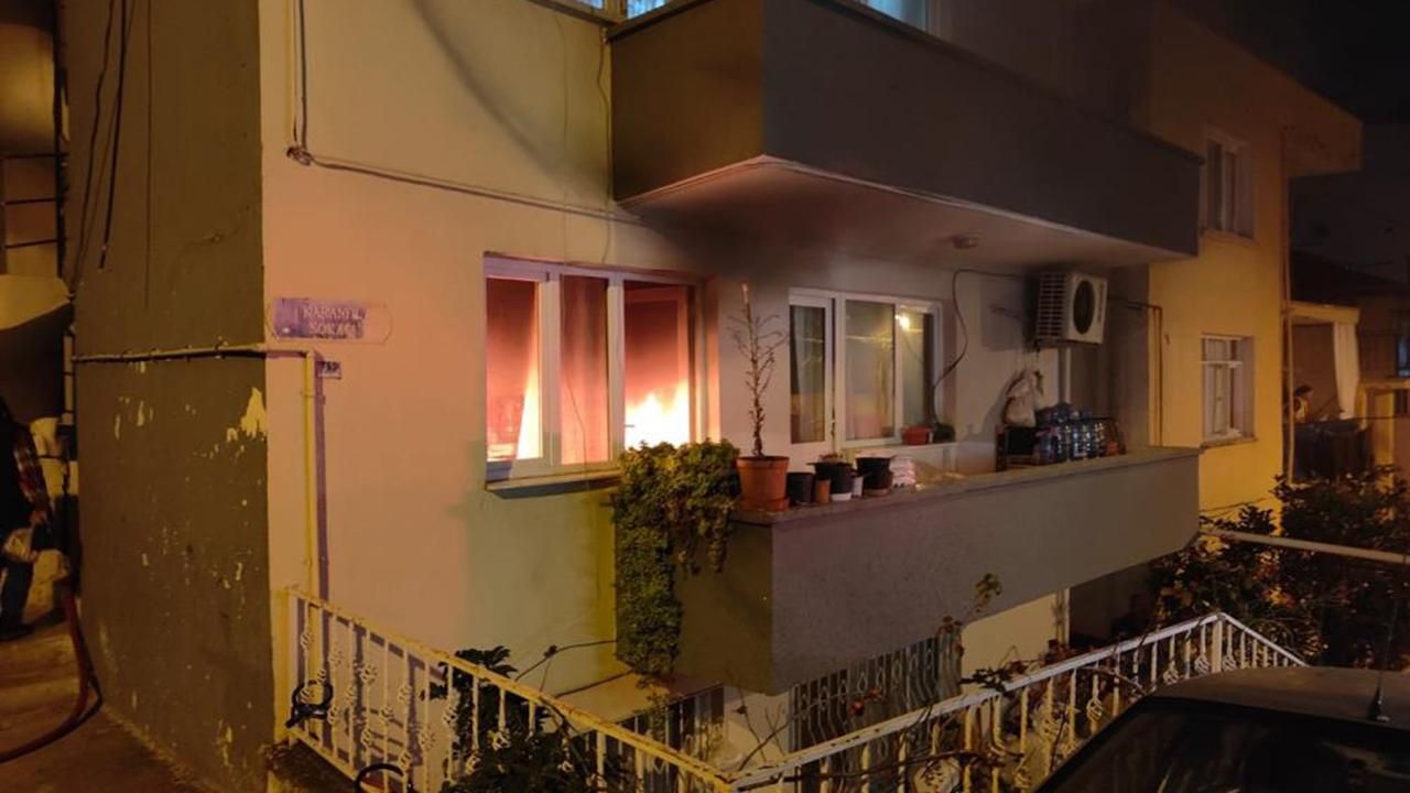 Aydın'da bulaşık makinesinden yangın çıktı, evden dumanlar yükseldi
