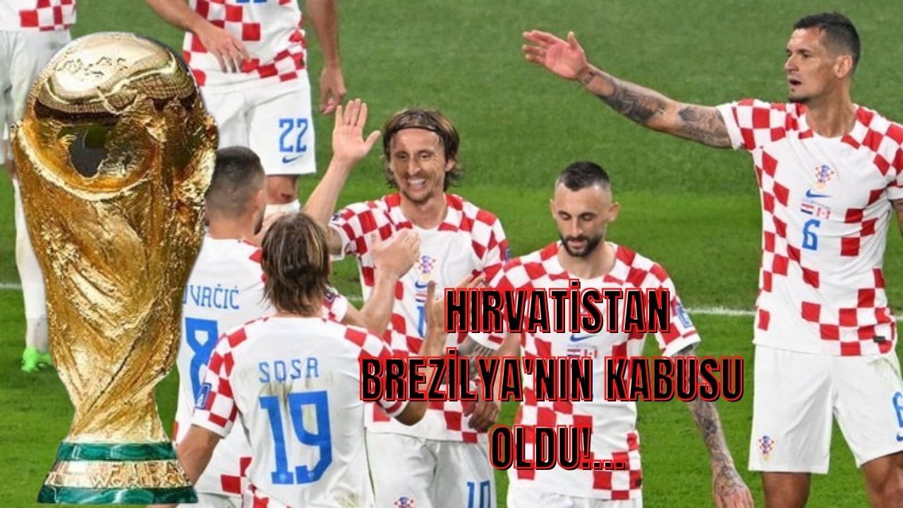 Brezilya Dünya kupasına havlu attı! Hırvatistan yarı finalde