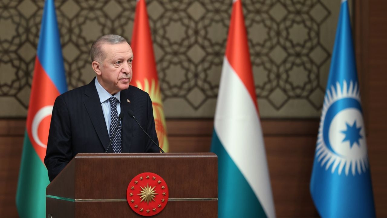 Cumhurbaşkanı Erdoğan, Türk Devletleri Teşkilatı Zirvesi'nde konuştu! Türk dünyası tek vücut oldu