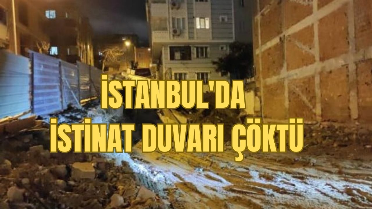 İstanbul Bayrampaşa'da göçük yaşandı