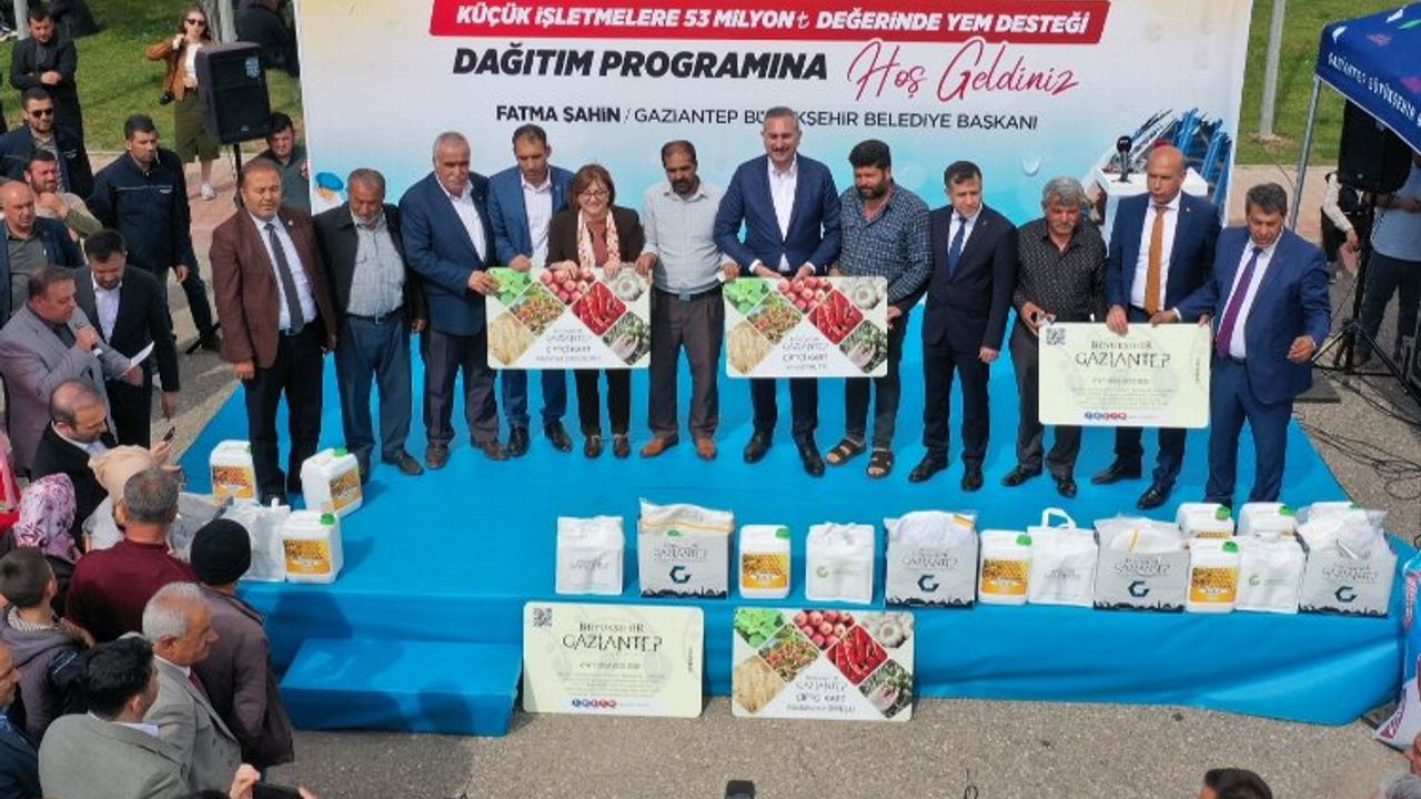 Gaziantep'ten çiftçilere dev destek