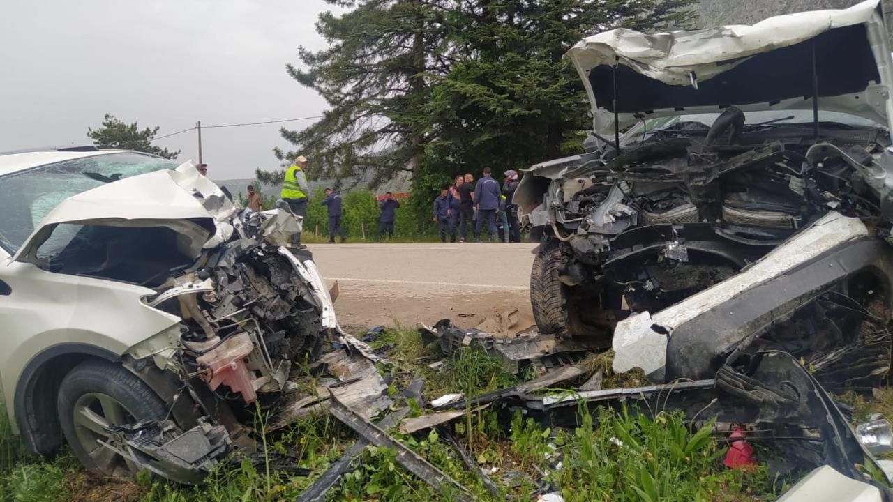 Isparta Gelendost'da trafik kazası! 1 ölü