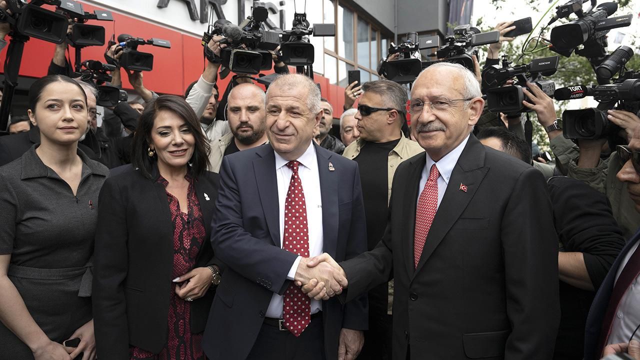 Cumhurbaşkanı adayı Kemal Kılıçdaroğlu'ndan Zafer Partisi'ne ziyaret
