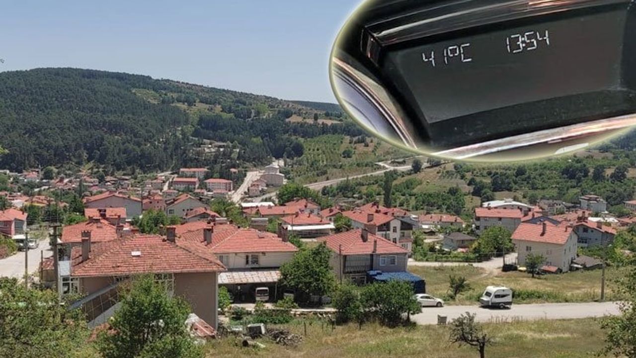 Bursa'nın dağ ilçelerinde sıcaklıklar rekor seviyeye çıktı