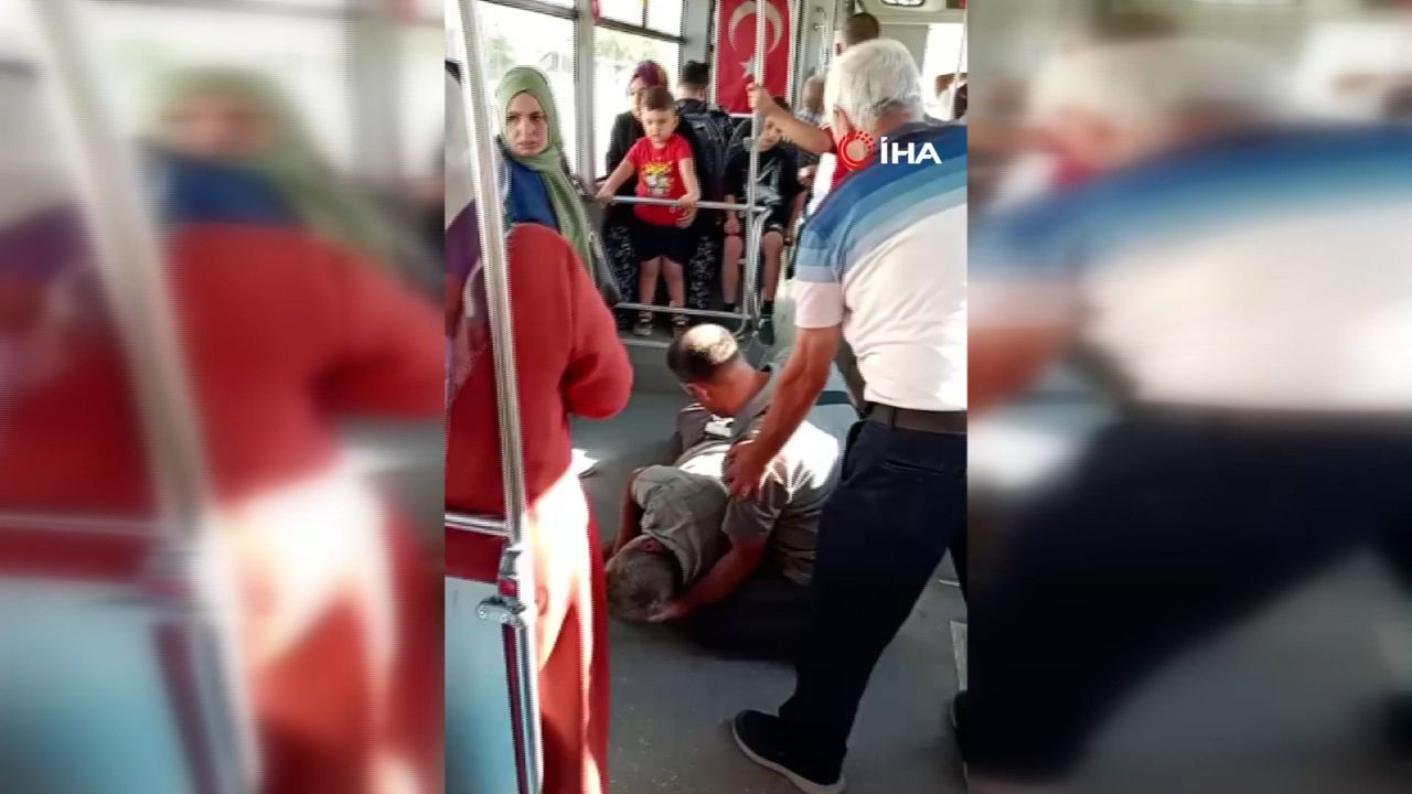 Elazığ'da otobüs şoförü saniyelerle yarıştı! Fenalaşan yolcuyu hastaneye yetiştirdi