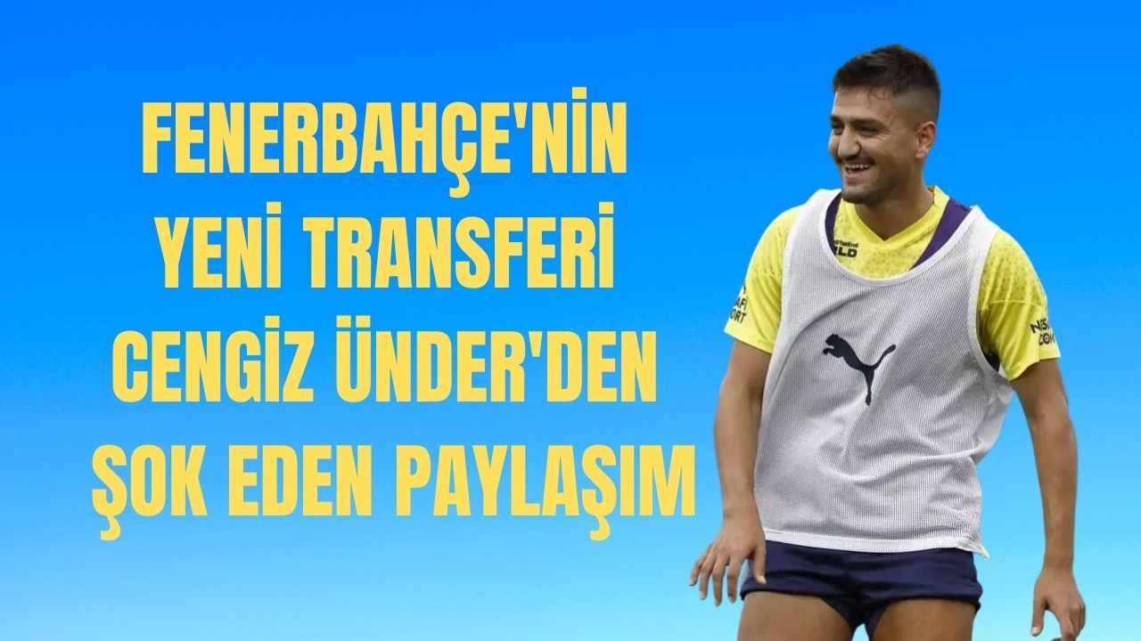 Fenerbahçe'ye yeni gelen Cengiz Ünder ilk antrenmanda sakatlandı