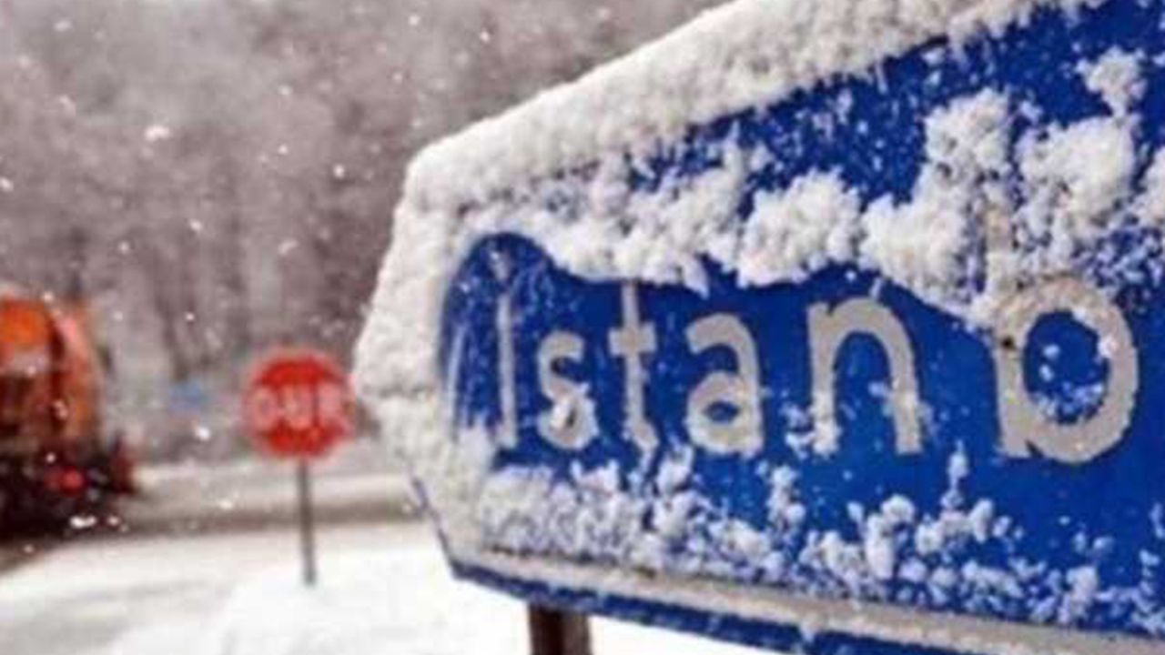 İstanbul için kar yağışı uyarısı