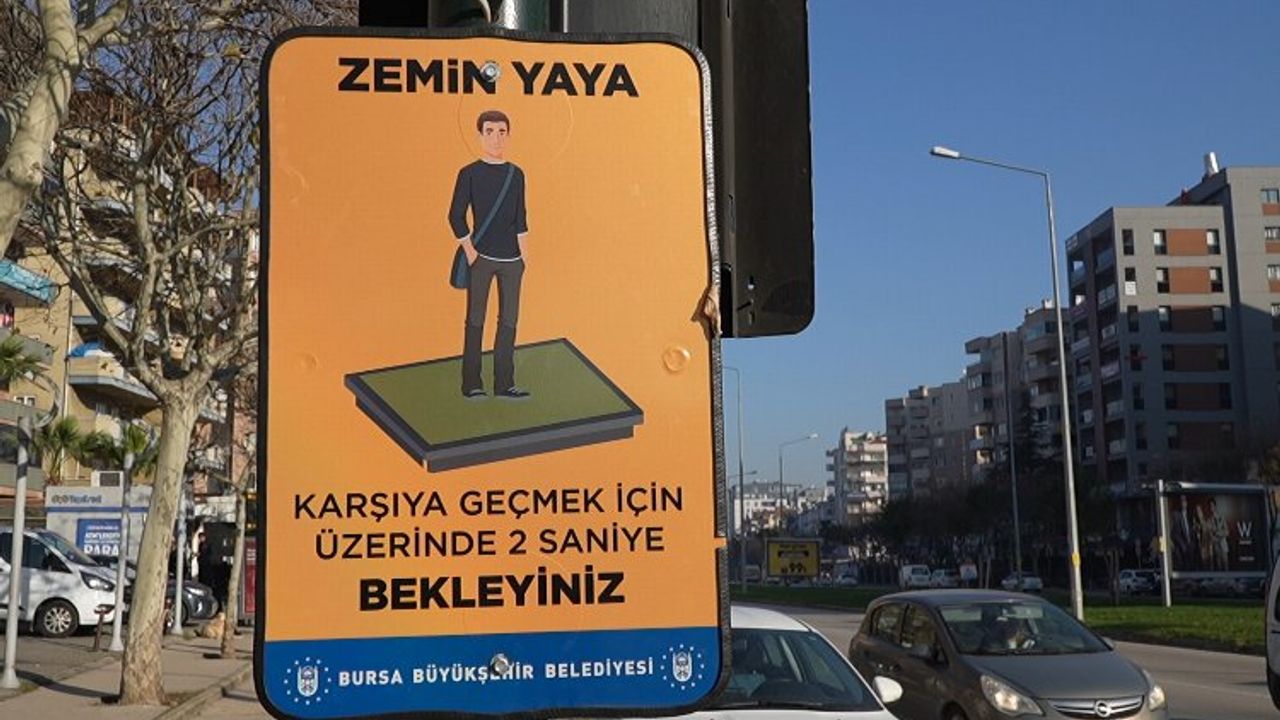 Bursa'da trafik yayalara göre tasarlanıyor