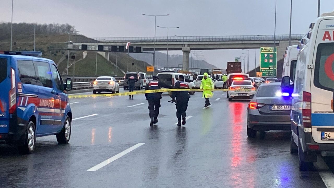 Kuzey Marmara Otoyolu’nda tır şoförü rehin alındı