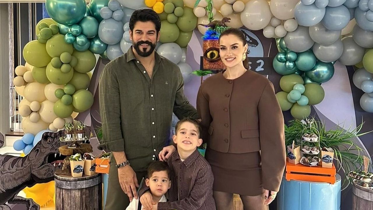 Fahriye Evcen oğlu Kerem'in 2. yaş gününü kutladı