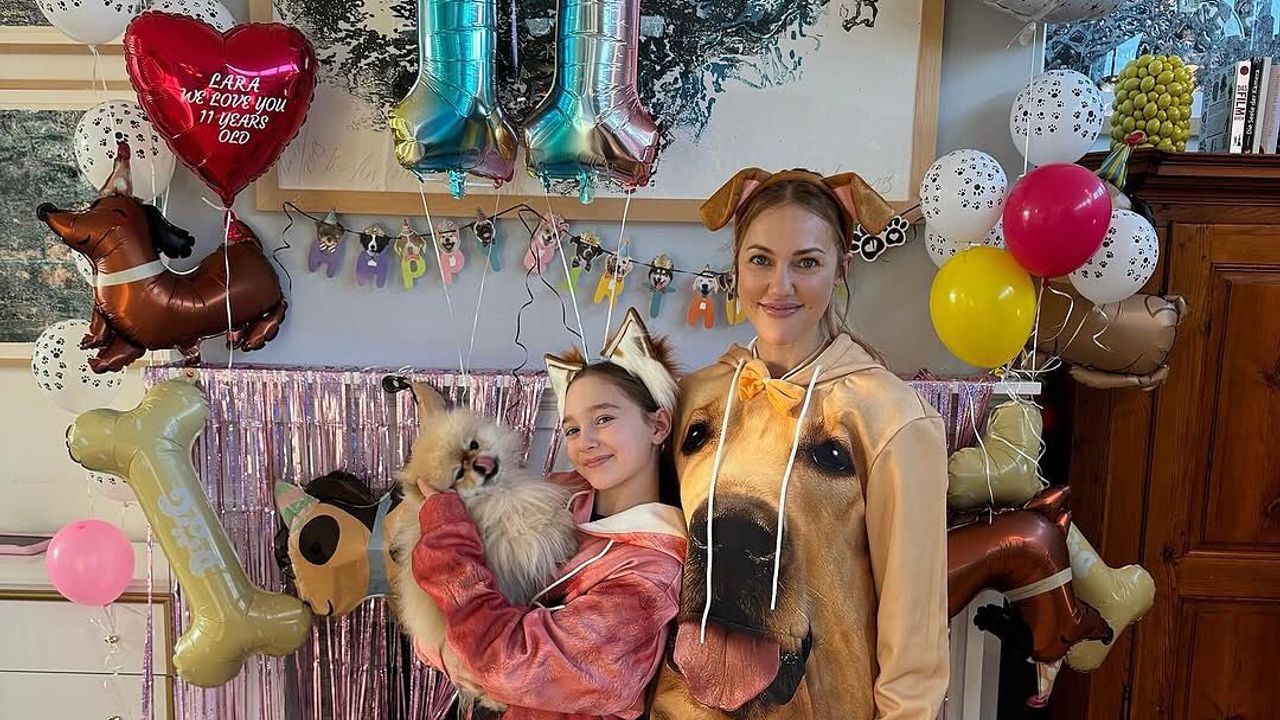 Meryem Uzerli’nin, büyük kızı Lara 11 yaşına bastı