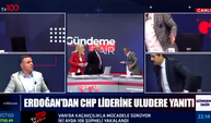 TV100'de canlı yayında büyük kavga! Cemal Enginyurt ve Latif Şimşek birbirine girdi