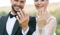 Berk Oktay-Yıldız Çağrı Atiksoy çifti düğün yaptı