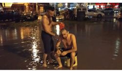 İzmir'de su kesintisi! 2 Vatandaş yağmur suyuyla duş aldı
