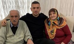 Juventus'lu Milli gururumuz Merih Demiral'dan aile ziyareti