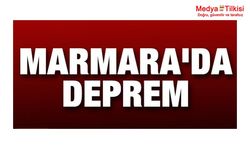 Son Dakika Marmara Deniz'inde korkutan deprem