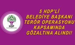5 HDP'li belediye başkanı terörden gözaltına alındı