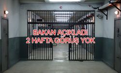 Adalet Bakanı Abdulhamit Gül açıkladı! Cezaevi görüşleri 2 hafta ertelendi