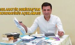 HDP'li Selahattin Demirtaş'dan koronavirüs açıklaması