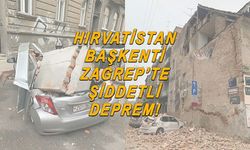 Hırvatistan Zagreb'te çok şiddetli Deprem meydana geldi!