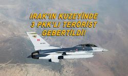 Irak'ta düzenlenen hava harekatında 3 PKK'lı terörist gebertildi!