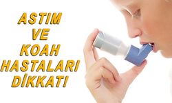 KOAH ve Astım hastaları dikkat!