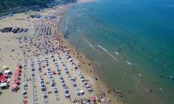 İstanbul'da jandarma helikopterle plajları denetledi