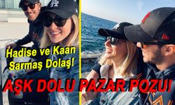 Şarkıcı Hadise ile sevgilisi Kaan Yıldırım sarmaş dolaş!