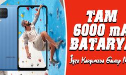 Samsung 6000 mAh bataryalı Galaxy M12 telefonunu tanıttı
