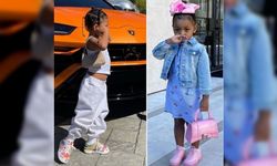 Kylie Jenner ile Cardi B.nin kızları şimdiden stil ikonu oldular