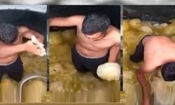 Şanlıurfa'da turşu imalathanesinde bir işçinin yaptıkları şok etti!