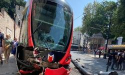 İstanbul'da Tramvay yoldan çıktı!