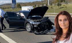 Hande Fırat trafik kazası geçirdi