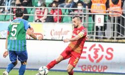 Rizespor evinde Kayseri'yi tek golle geçti