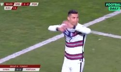 Son saniyede attığı gol sayılmayan Cristiano Ronaldo deliye döndü