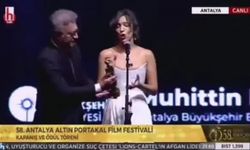 Altın Portakal'ı alan Nihal Yalçından İstanbul Sözleşmesi yaşatır mesajı