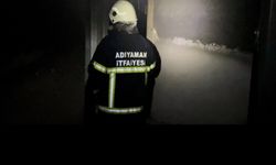 Adıyaman'da bir ev adeta küle döndü