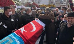 Arif Şentürk düzenlenen törenin ardından son yolculuğuna uğurlandı