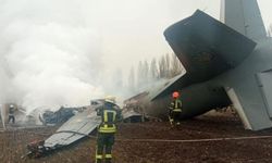 Ukrayna askeri kargo uçağı düşürüldü: 10 ölü