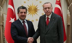 Cumhurbaşkanı Erdoğan IKBY Başbakanı Mesrur Barzani ile görüştü