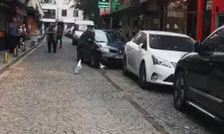 Trabzon Of’ta sokak ortasında 2 martı kavgaya tutuştu.