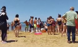 Sarıyer Kilyos'ta çocuğu boğulurken şoka giren anneyi defalarca kez tokatladı!